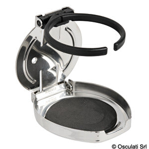 Porte verre pliable en inox