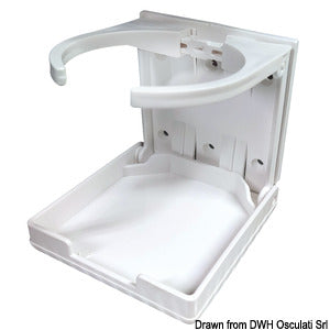 Porte verre pliable en plastique