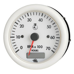 Compte-tours Guardian 2/4 temps blanc compteur 12