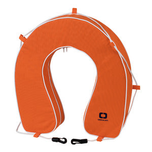 Bouée fer-à-cheval PVC orange