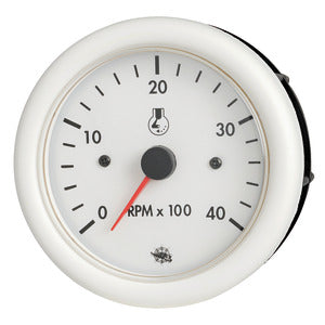 Compte-tours Guardian diesel blanc 12 V