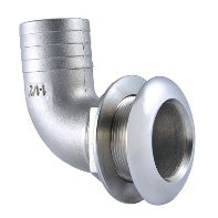 DÉBIT D'EAU COUDÉ POUR TUYAU EN ACIER INOXYDABLE 316 38 mm