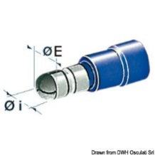Cosse cylindrique mâle 1-2,5 mm² 5 pièces