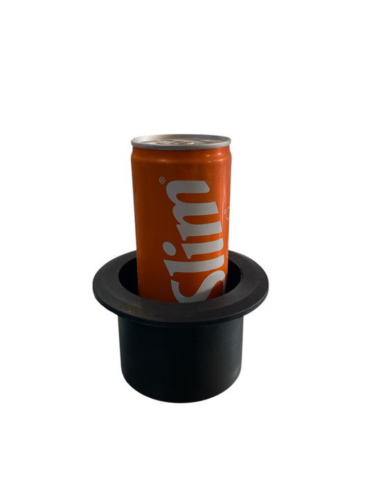Porte verre anti-vibration en caoutchou noir