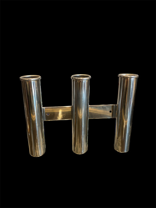 Porte canne triple inox