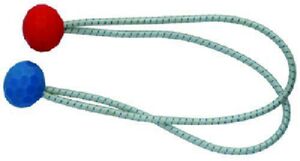 ATTACHES DE VOILE AVEC 2 BOULES EN PLASTIQUE