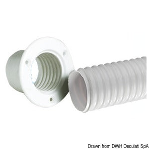 Gaine flexible en PVC rouleau gris 10 m (10 mt roll)