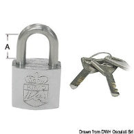 Set 4 cadenas pour l'environnement marin avec une clé seulement, système de sécurité ABLOY   20X30 MM